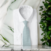 Polka Dot Green Light Green Minimal Classic Krawatte