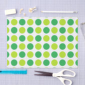 Polka-Dot-Grüntöne Seidenpapier (Handwerk)