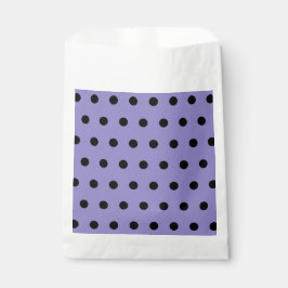 Polka Dot Gunst Bags (Lavendel & Black) Geschenktütchen
