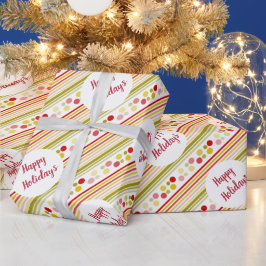 Polka Dot Holiday Designed Geschenkpapier