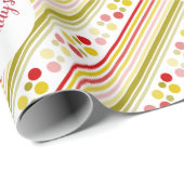 Polka Dot Holiday Designed Geschenkpapier (Rolleneckpunkt)
