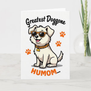 Polka Dot Hund Freund Karte