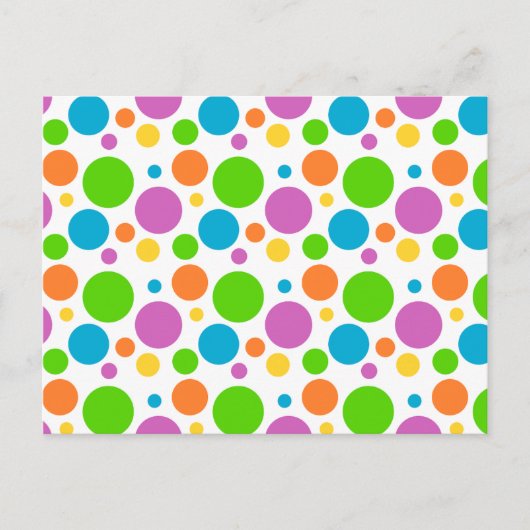 Polka Dot Image Postkarte (Vorderseite)