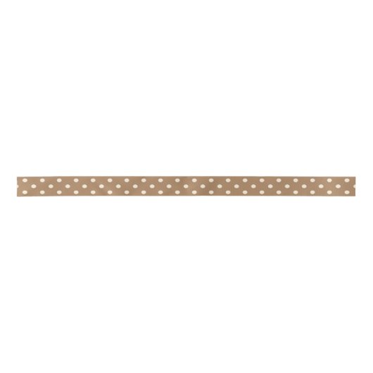 Polka-Dot in Beige Satinband (Vorderseite)