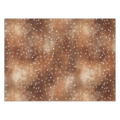 Polka-Dot in Coffee Brown und White (2) Tischdecke (Vorderseite (Horizontal))