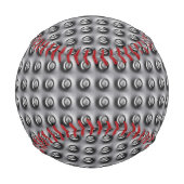 Polka Dot Industrial Style Background anpassbar Baseball (Rückseite)