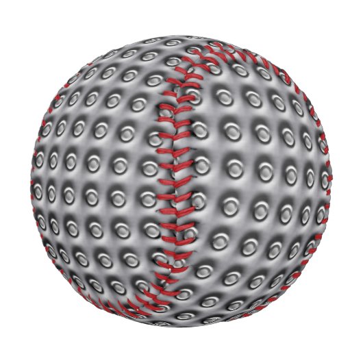 Polka Dot Industrial Style Background anpassbar Baseball (Schrägansicht)