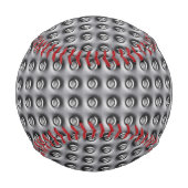 Polka Dot Industrial Style Background anpassbar Baseball (Vorderseite)