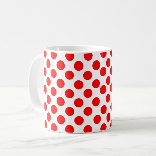 Polka Dot Kaffeetasse (Vorderseite Links)