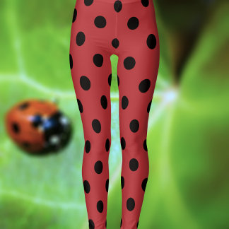 Polka Dot Ladybug Leggings