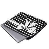 Polka Dot Laptop Computergehäuse Geschenk Laptopschutzhülle (Vorne Knopf)