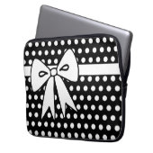 Polka Dot Laptop Computergehäuse Geschenk Laptopschutzhülle (Vorderseite Links)