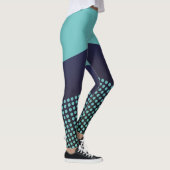 Polka Dot Line universell GYM Laufende Leggins (Rechts)