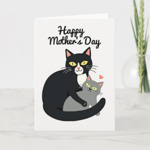 Polka Dot Love Cats Karte