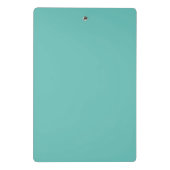 Polka Dot Mini Clipboard (Aqua & White) Klemmbrett (Rückseite)