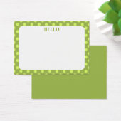 Polka Dot Mini-Flachkarte // Geschenktafel (Schreibtisch)