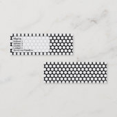 Polka-dot Mini Visitenkarte (Vorne/Hinten)