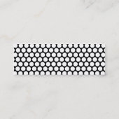 Polka-dot Mini Visitenkarte (Rückseite)