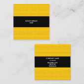 Polka dot Modern Beruflich Square Quadratische Visitenkarte (Vorne/Hinten)