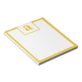 Polka Dot Monogram Notizblock (angewinkelt)