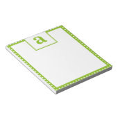 Polka Dot Monogram Notizblock (angewinkelt)