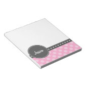 Polka Dot Monogram Notizblock (angewinkelt)
