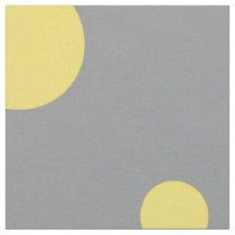 Polka Dot Muster Gelb Grau