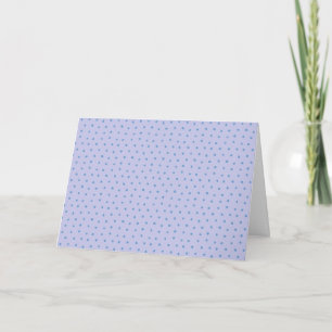 Polka Dot Muster in Periwinkle und Lilac Karte