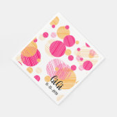 Polka-Dot-Muster Serviette (Ecke)