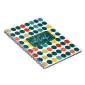 Polka dot My Notebook for daily writing Notizblock (Rechte Seite)