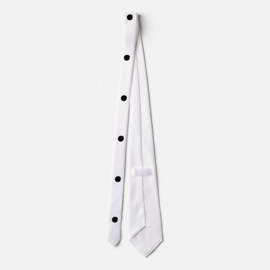Polka Dot Neck Tie Krawatte (Rückseite)