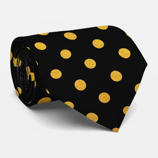 Polka Dot Neck Tie Krawatte (Gerollt)