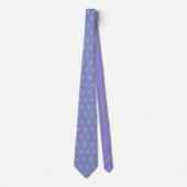 Polka Dot Neck Tie (Lavender & Aqua) Krawatte (Vorderseite)