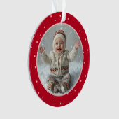 Polka Dot New Parent - Das erste Weihnachtsfest im Ornament (Vorderseite)