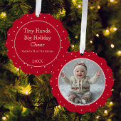 Polka Dot New Parent - Das erste Weihnachtsfest im Ornament Karte