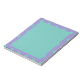 Polka Dot Notepad (Lavender & Aqua) Notizblock (Rotiert)