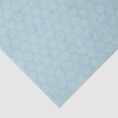 Polka Dot Ocean Blue Seidenpapier (Ausschnitt)