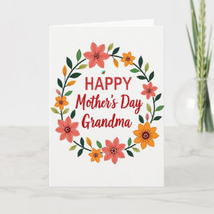 Polka Dot Oma Happy Tag Karte