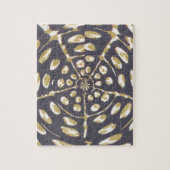 Polka Dot Oval Muster Puzzle (Vertikal)