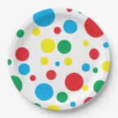 Polka Dot Paper Plate Pappteller (Vorderseite)