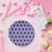 Polka Dot Paper Teller (Lavendel & Black) (Party)