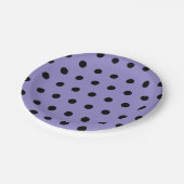 Polka Dot Paper Teller (Lavendel & Black) (Schrägansicht)