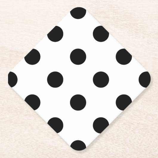 Polka Dot Paper Untersetzer (Vorderseite)