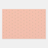 Polka Dot Parade Wrapping Paper Flat Sheet Geschenkpapier Set (Vorderseite 2)