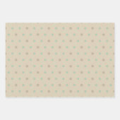 Polka Dot Parade Wrapping Paper Flat Sheet Geschenkpapier Set (Vorderseite)