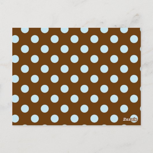 Polka Dot Party Flag Banner Post Card Postkarte (Rückseite)