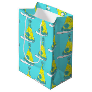 Polka Dot Party Happy Birthday Celebration Mittlere Geschenktüte