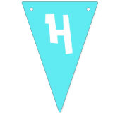 Polka Dot Party Happy Birthday Celebration Wimpelkette (Zweite Fahne)