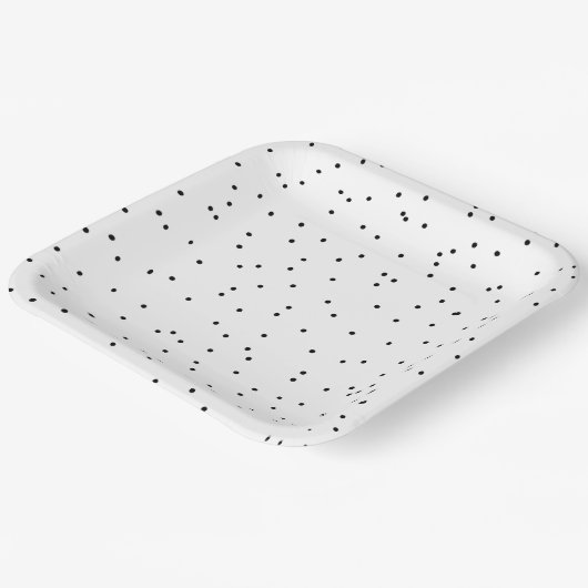Polka Dot Party Tellers Pappteller (Gewinkelt)
