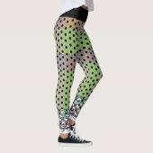 Polka Dot Pastel Kariert Leggings (Rechts)